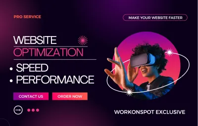 I will optimize your website for speed and performance.